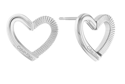 Calvin Klein - Půvabné ocelové náušnice Srdíčka Minimalist Hearts 35000390