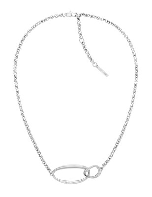 Calvin Klein - Půvabný ocelový náhrdelník Sculptural 35000353