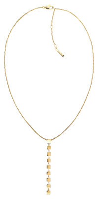 Calvin Klein - Půvabný pozlacený náhrdelník Geometric 35000840