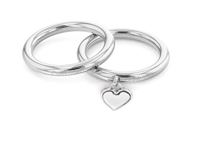 Calvin Klein - Romantická souprava ocelových prstenů Captivate 35000328