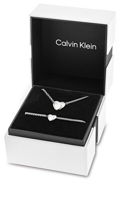 Calvin Klein - Romantická souprava ocelových šperků Captivate 35700006 (náhrdelník, náramek)