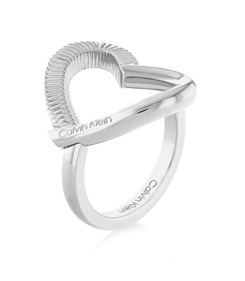 Calvin Klein - Romantický ocelový prsten Heart 35000439
