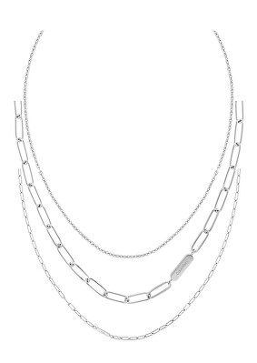 Calvin Klein - Sada dámských ocelových náhrdelníků Defiant 35000432