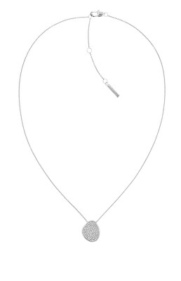 Calvin Klein - Slušivý ocelový náhrdelník s krystaly Fascinate 35000223