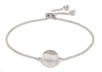 Calvin Klein - Slušivý ocelový náramek s krystaly Minimal 35000134