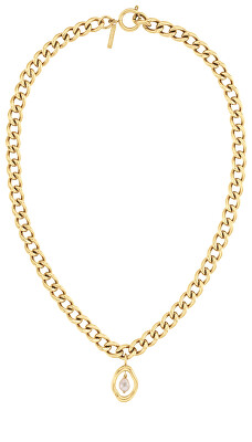 Calvin Klein - Slušivý pozlacený náhrdelník Edgy Pearls 35000560