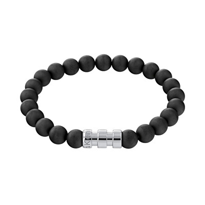 Calvin Klein - Stylový korálkový náramek pro muže s onyxem 35000104