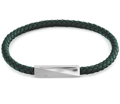 Calvin Klein - Stylový kožený náramek pro muže Iconic Id 35100065