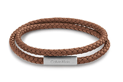 Calvin Klein - Stylový pánský kožený náramek 35000210