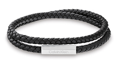 Calvin Klein - Stylový pánský kožený náramek 35100017