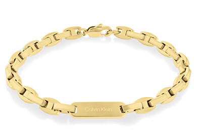 Calvin Klein - Stylový pozlacený náramek pro muže Essentials 35000412