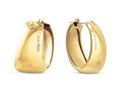 Calvin Klein - Elegantní pozlacené náušnice Modern Purity 35000832