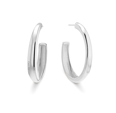 Calvin Klein - Výrazné kruhové náušnice Modern Purity 35000835