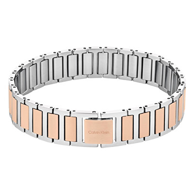 Calvin Klein - Výrazný ocelový náramek pro muže Structured Links 35100048