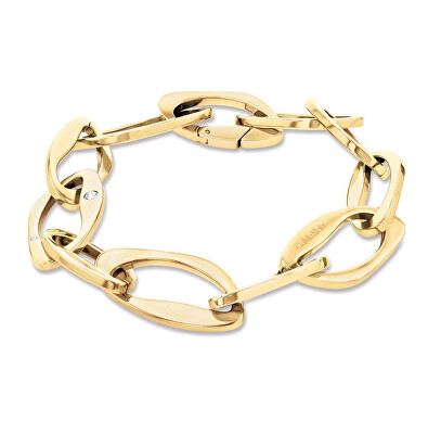 Calvin Klein - Výrazný pozlacený náramek Harmonious Connection 35000686