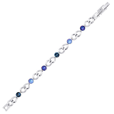 CRYSTalp - Půvabný náramek s krystaly Solara 22295.BLU.E