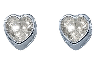 CRYSTalp - Romantické stříbrné náušnice s krystaly 40527.S