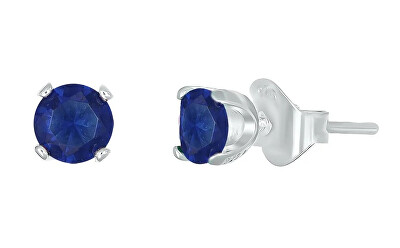 CRYSTalp - Stříbrné pecky s modrým krystalem Feel 42270.BLU.S