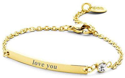 CO88 - Ocelový náramek Love You 860-180-090133-0000