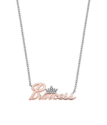 Disney - Bicolor stříbrný náhrdelník Princess NS00038TZWL-157.CS