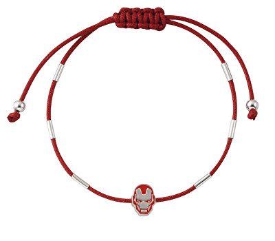 Disney - Červený textilní náramek Iron Man Marvel BS00065RNRL.CS