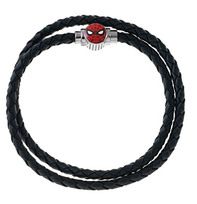 Disney - Dvojitý kožený náramek Spider Man Marvel B600610L.CS