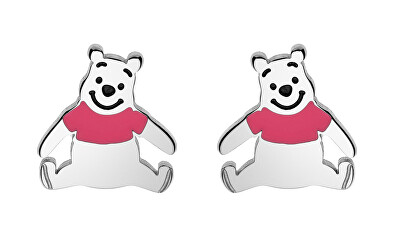 Disney - Hravé ocelové náušnice Medvídek Pú Winnie the Pooh E600188L.CS