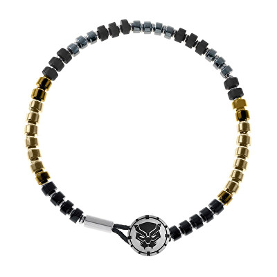 Disney - Korálkový náramek Black Panther Marvel B600631QML-8.CS