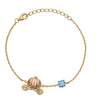 Disney - Krásný pozlacený náramek Princess BS00040YZBL-55CS