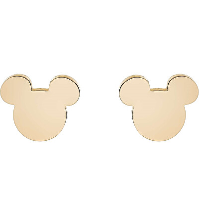 Disney - Minimalistické pozlacené náušnice Mickey Mouse E600179YL-B.CS