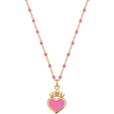 Disney - Něžný pozlacený náhrdelník Disney Princess NS00057YL-157.CS