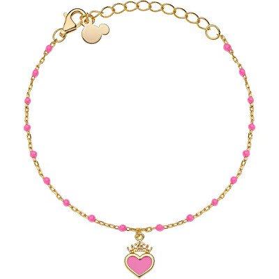 Disney - Něžný pozlacený náramek Disney Princess BS00078YL-55.CS