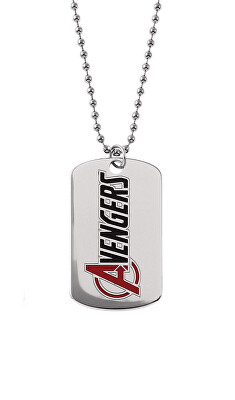 Disney - Ocelový náhrdelník psí známka Avengers Marvel C600374L-M.CS