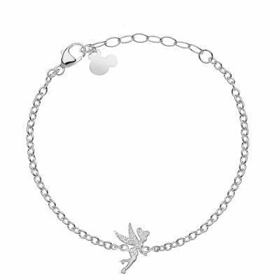 Disney - Ocelový náramek s ozdobou Víly Zvonilky Tinker Bell B600656L-55.CS