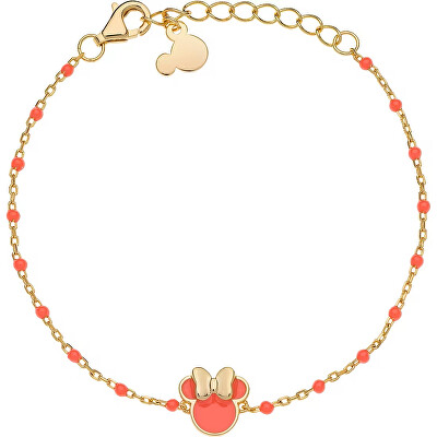 Disney - Okouzlující pozlacený náramek Minnie Mouse BS00077YL-55.CS