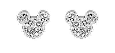 Disney - Půvabné ocelové pecky se zirkony Mickey Mouse E600178RWL-B.CS