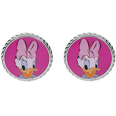Disney - Půvabné stříbrné náušnice Daisy Duck ES00029SL