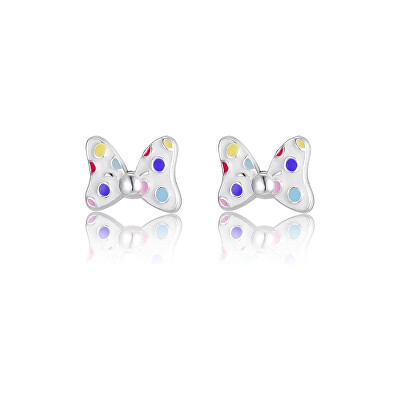 Disney - Půvabné stříbrné náušnice Minnie Mašlička Mini ES00107SL.CS