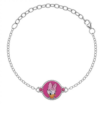 Disney - Půvabný stříbrný náramek Daisy Duck BS00021SRPL-5