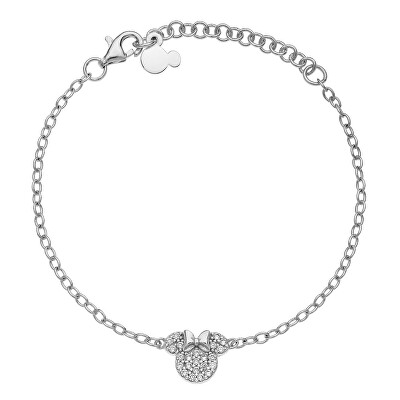Disney - Půvabný stříbrný náramek Minnie Mouse BS00047SZWL-55.CS (řetízek, přívěsek)