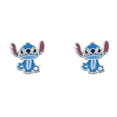 Disney - Roztomilé peckové náušnice pro dívky Lilo & Stitch EF01071SRWL.PA