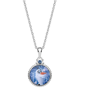 Disney - Slušivý dívčí náhrdelník Sněhulák Olaf Frozen CS00019SRJL-P.CS