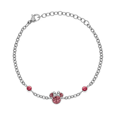 Disney - Slušivý ocelový náramek Minnie Mouse B600589RPL-B.CS