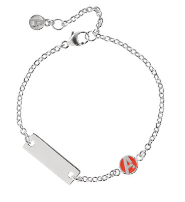 Disney - Slušivý stříbrný náramek Avengers Marvel BS00072RL-55-CS