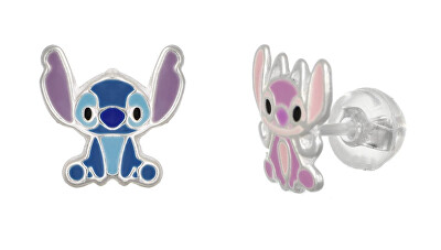 Disney - Stříbrné asymetrické náušnice Lilo & Stitch ES00088SL.CS