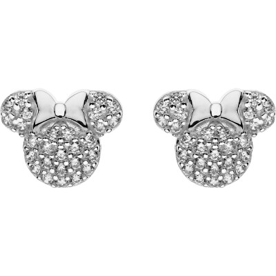 Disney - Stříbrné náušnice pecky Minnie Mouse se zirkony ES00049SZWL.CS
