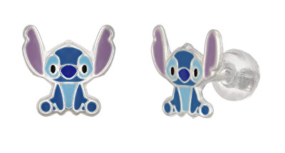 Disney - Stříbrné peckové náušnice Stitch Lilo & Stitch ES00089SL.CS