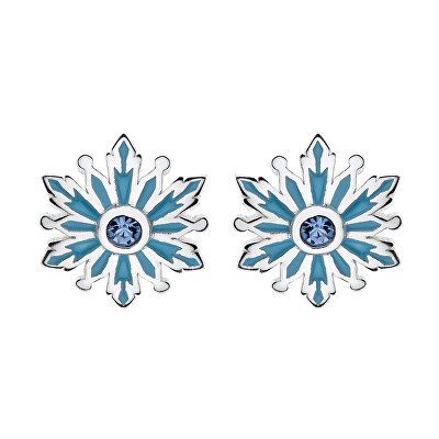 Disney - Stříbrné peckové náušnice Vločky Frozen ES00025SRJL.CS