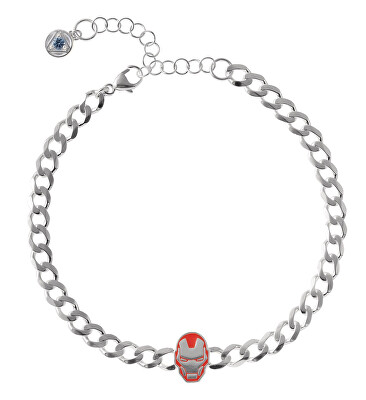 Disney - Stříbrný náramek Iron Man Marvel BS00084SRRQL-7-XS