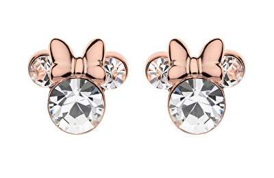 Disney - Třpytivé bronzové náušnice pecky Minnie Mouse ES00003PRWL.CS